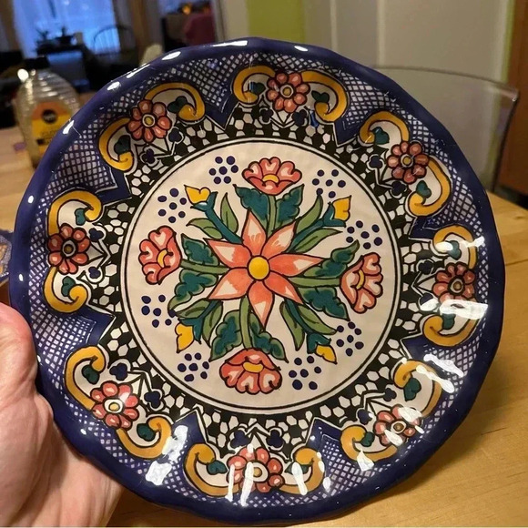 Pottery Barn 4 Del Sol Melamine dinner plates - Picture 5 of 8